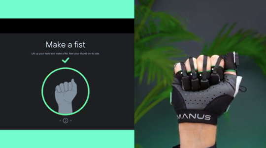 MANUS グローブ - モーションキャプチャー、画像処理はエースポイント